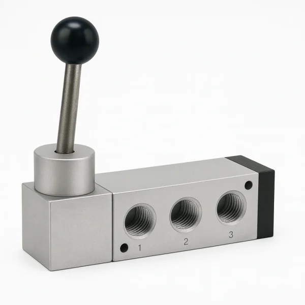 Zawory i elektrozawory   sterowanie dźwignią A